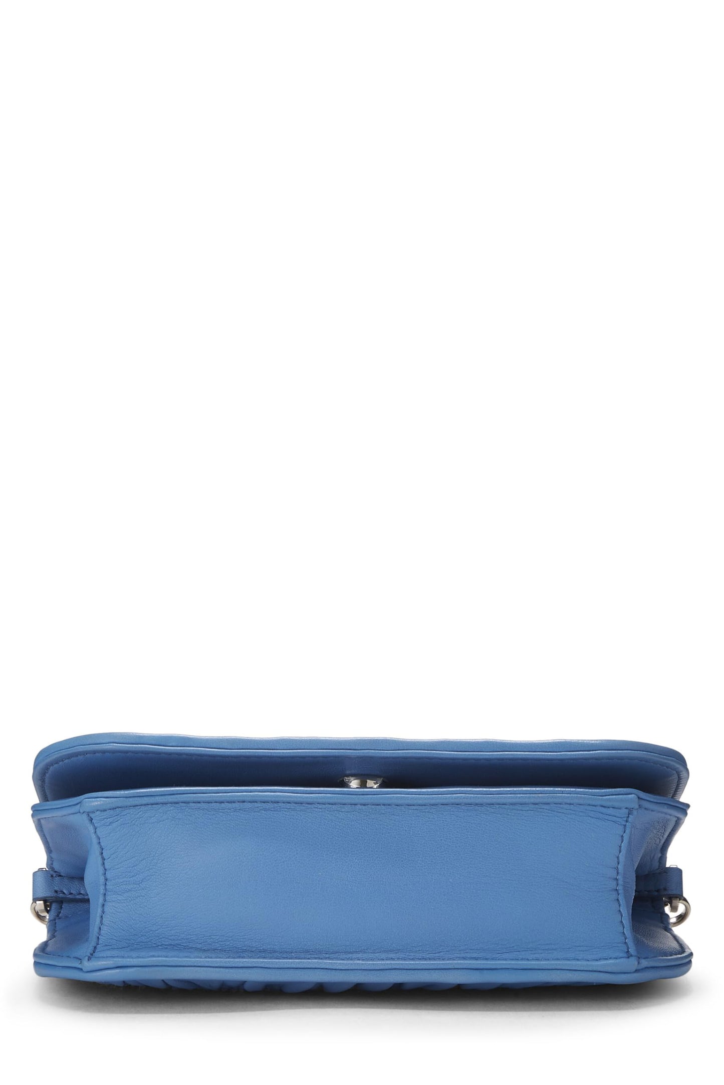 Prada Nappa Gaufre Shoulder Bag Blue