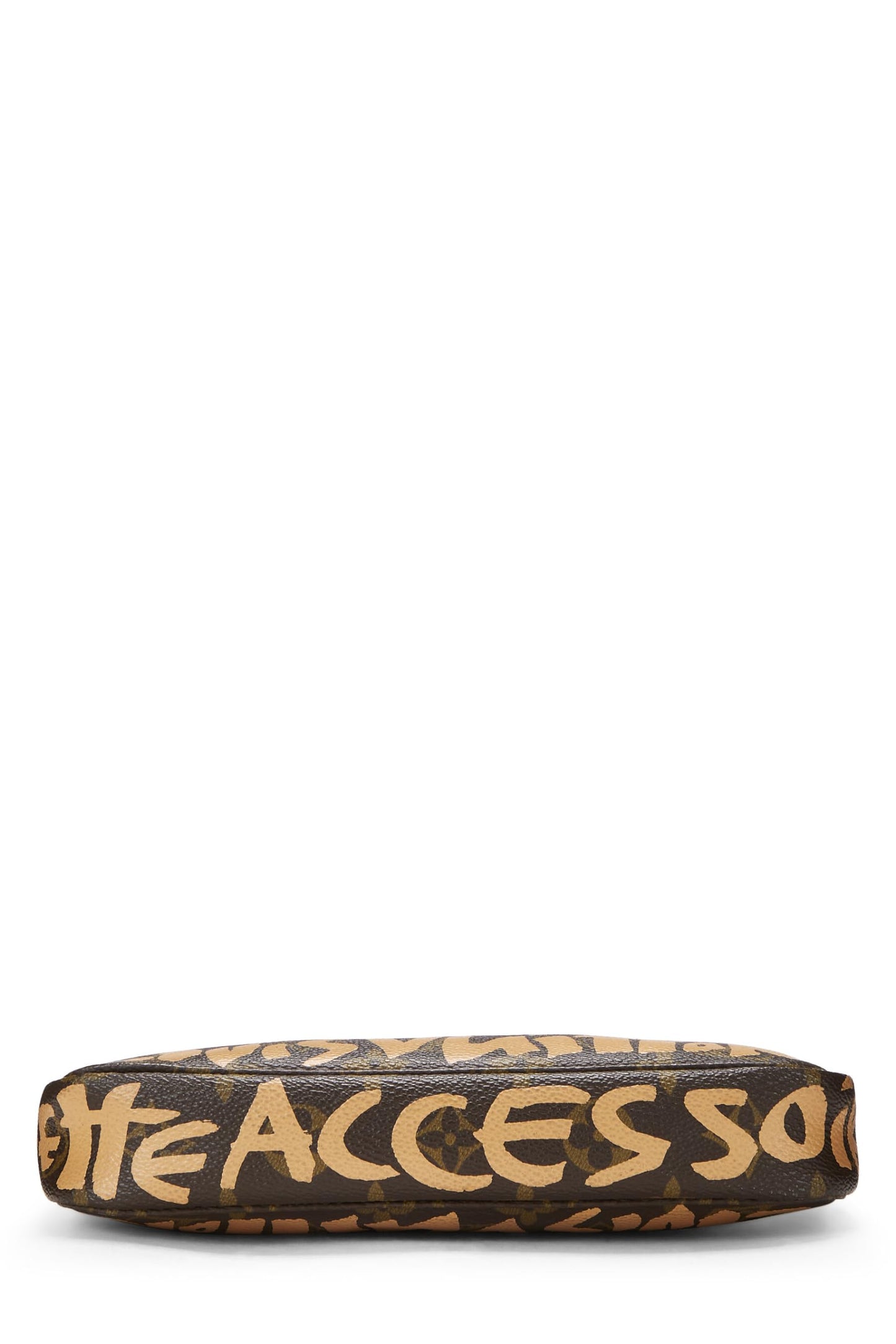 Louis Vuitton, Stephen Spro x Louis Vuitton Beige Graffiti Pochette, Beige