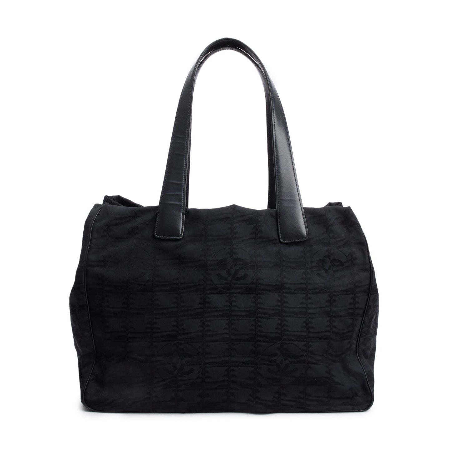 Chanel Ligne Canvas Black Travel Bag 3