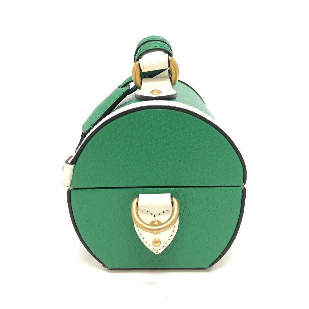 Gucci golf ball case Leather Green Logo Handbag