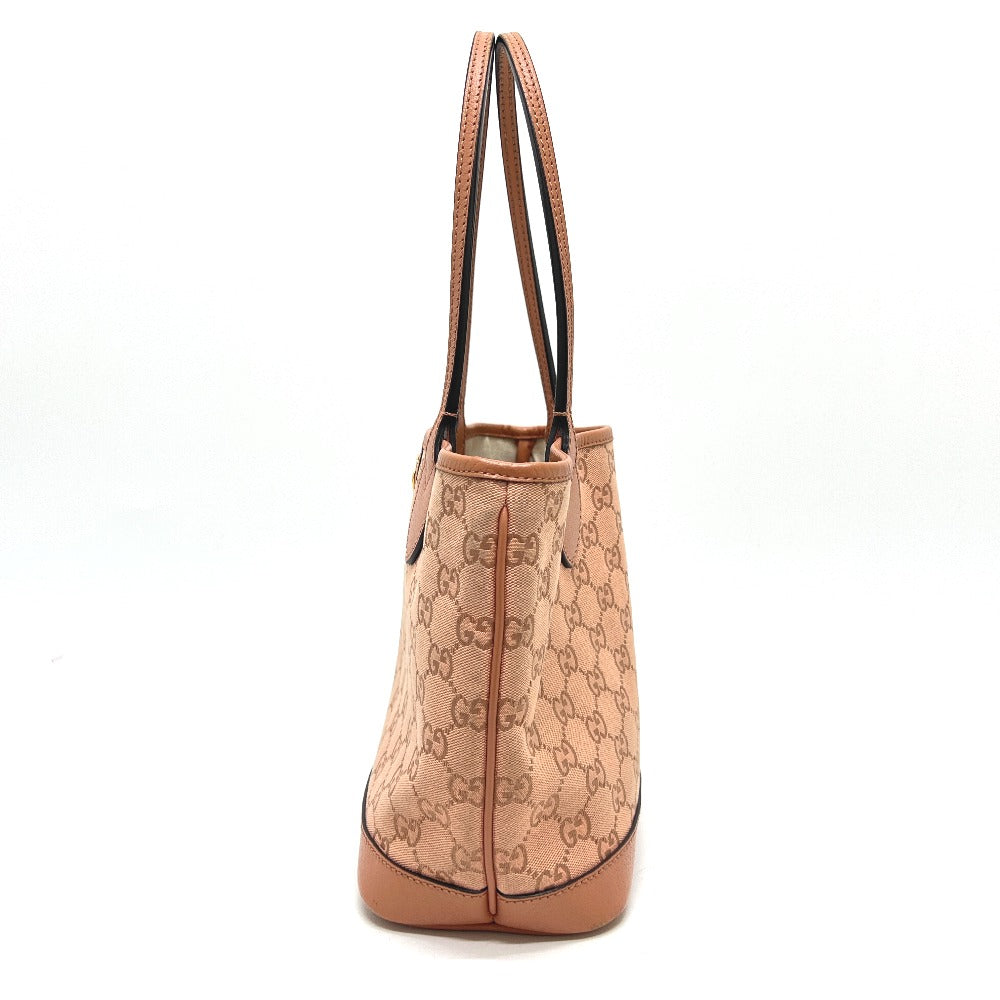 Gucci GG Ophidia GG Canvas Pink Small Tote Bag