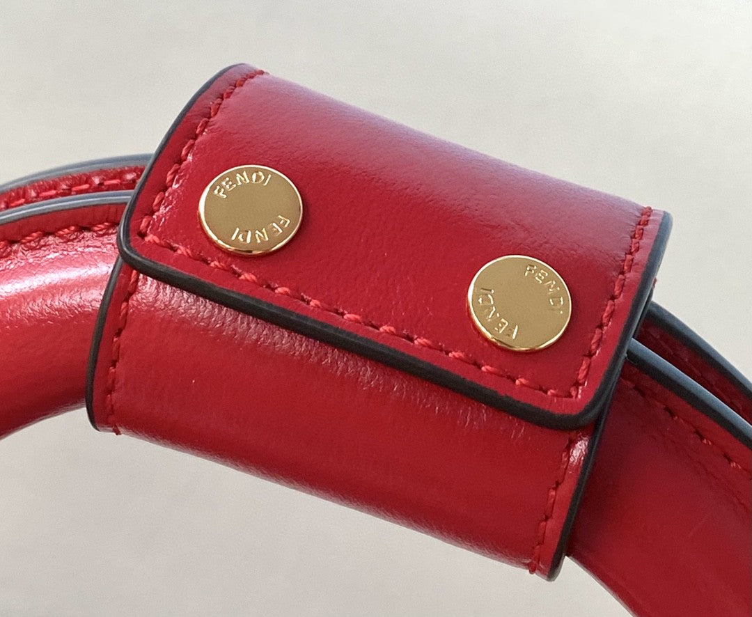 Fendi Top QualityTop Quality FF 38cm Red Medium Shoulder Bag