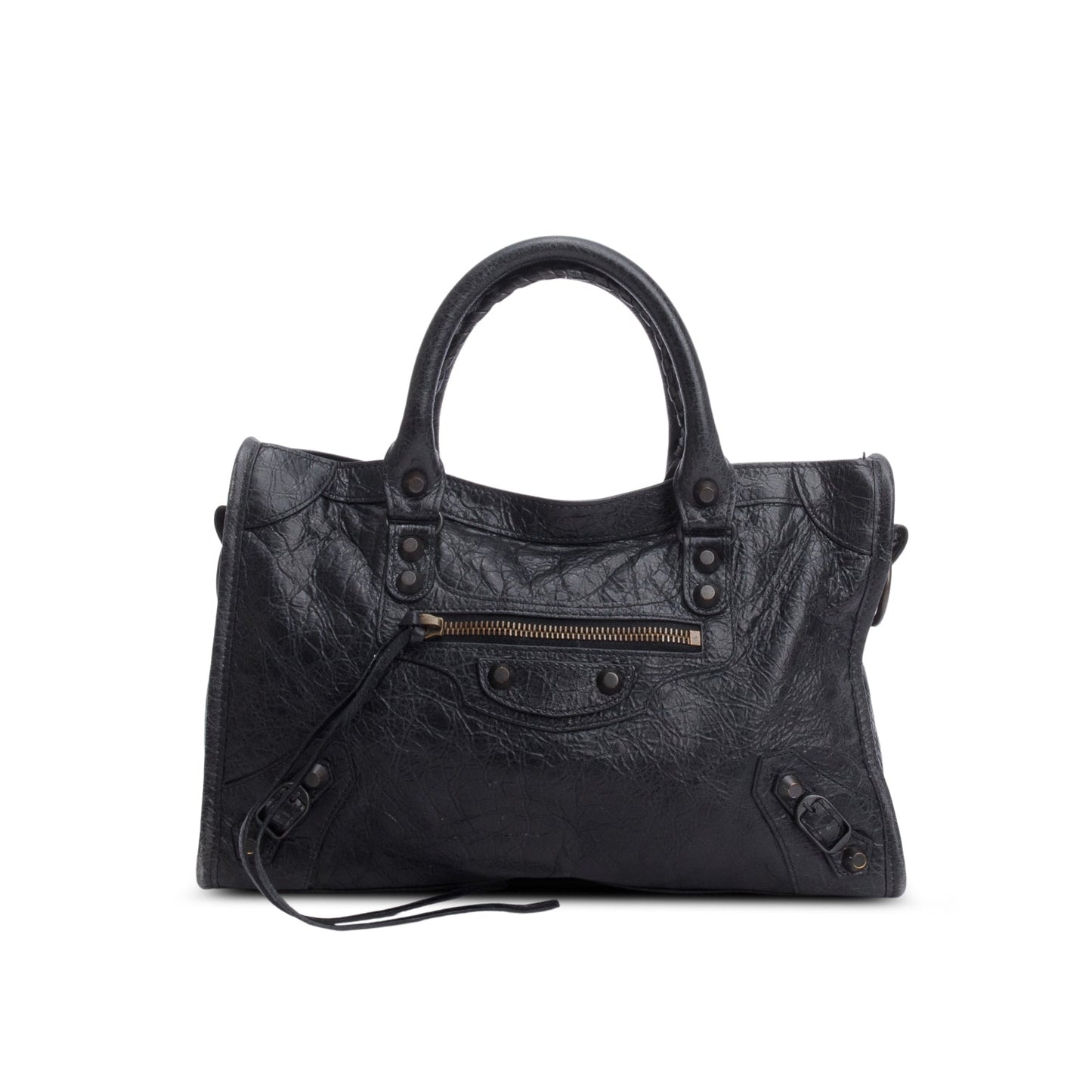 Balenciaga Arena Le City Bag Leather Black Travel Bag