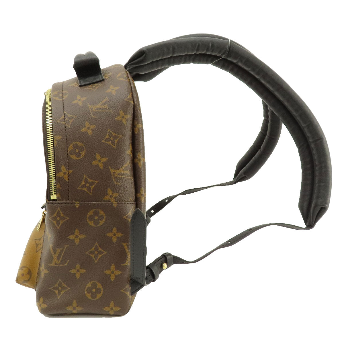 Louis Vuitton Backpack M44870 Reverse Palm Springs Monogram Canvas Brown Jewelry