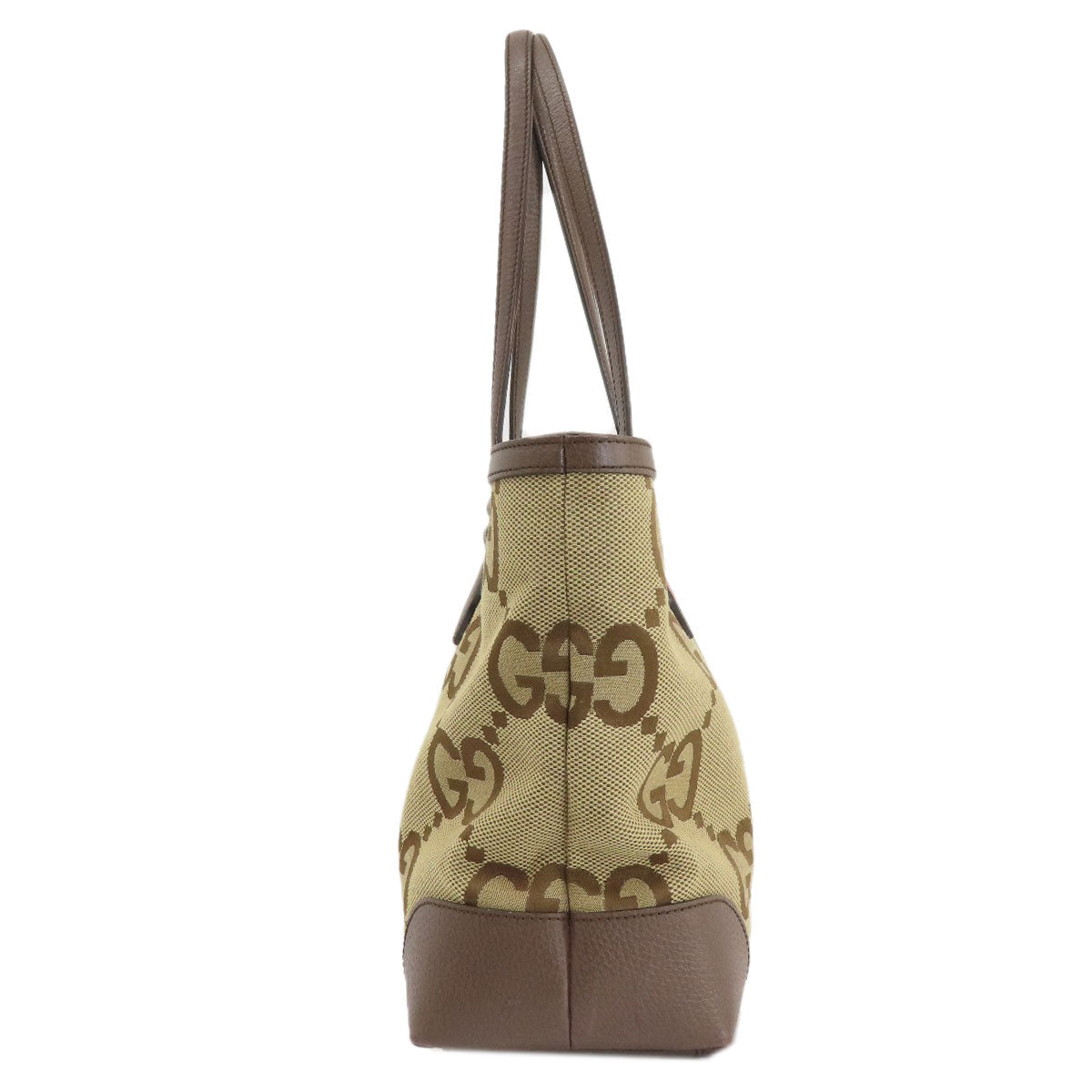 Gucci Offdia Jumbo GG Canvas Brown Medium Tote Bag