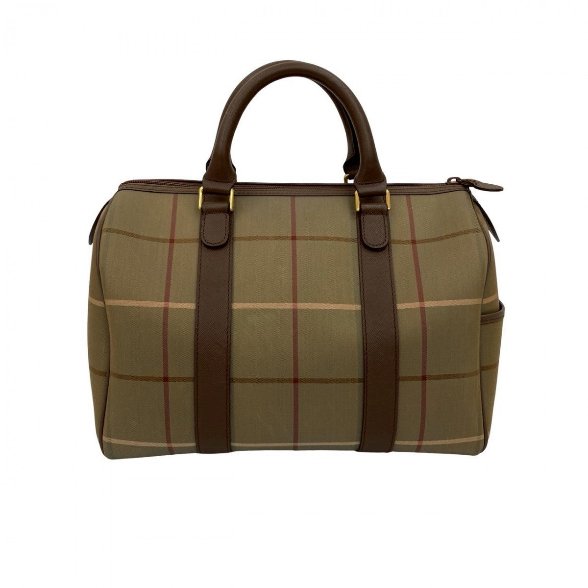 Burberry Canvas Brown Travel Bag