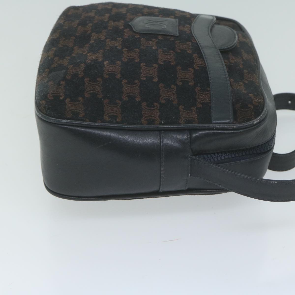 Luxury Macadam Shoulder Bag Navy Canvas