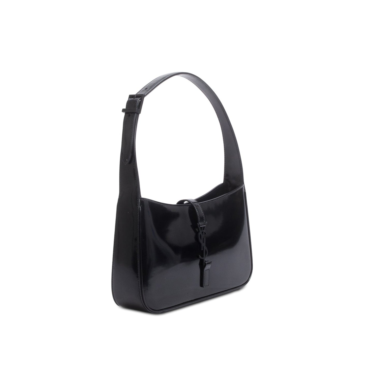 YSL Saint Laurent Patent Le Hobo Bag Leather Monogram Shoulder Bag