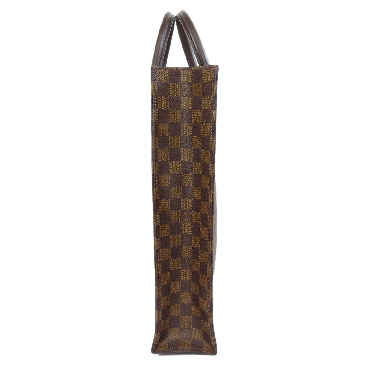 Louis Vuitton N51140 Damier Sac Plat Canvas Brown Handbag