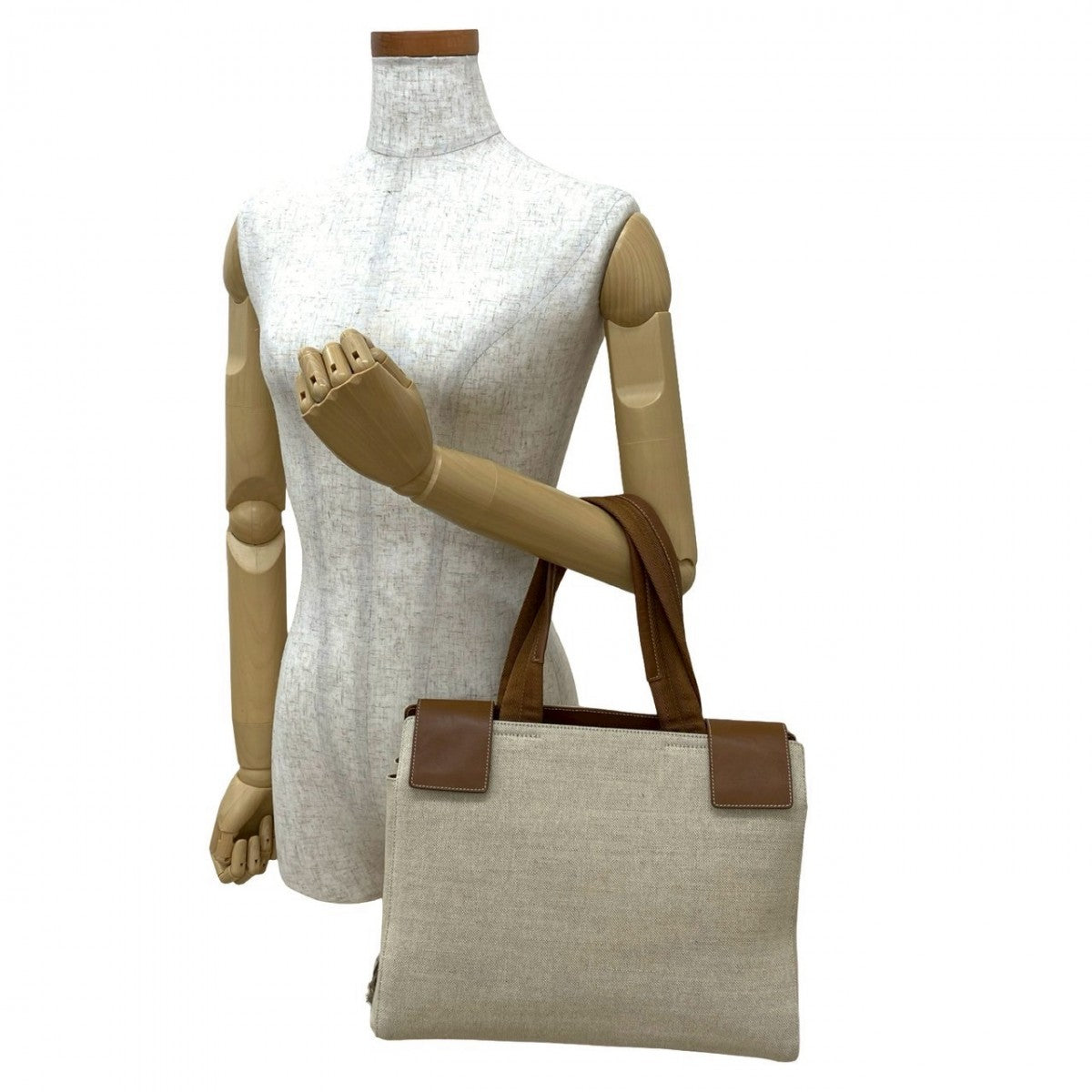 Handbag Canvas Brown Travel Bag
