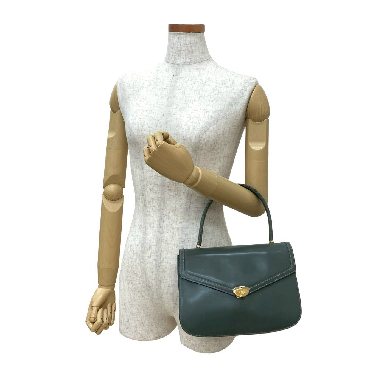Gucci Leather Gray Handbag
