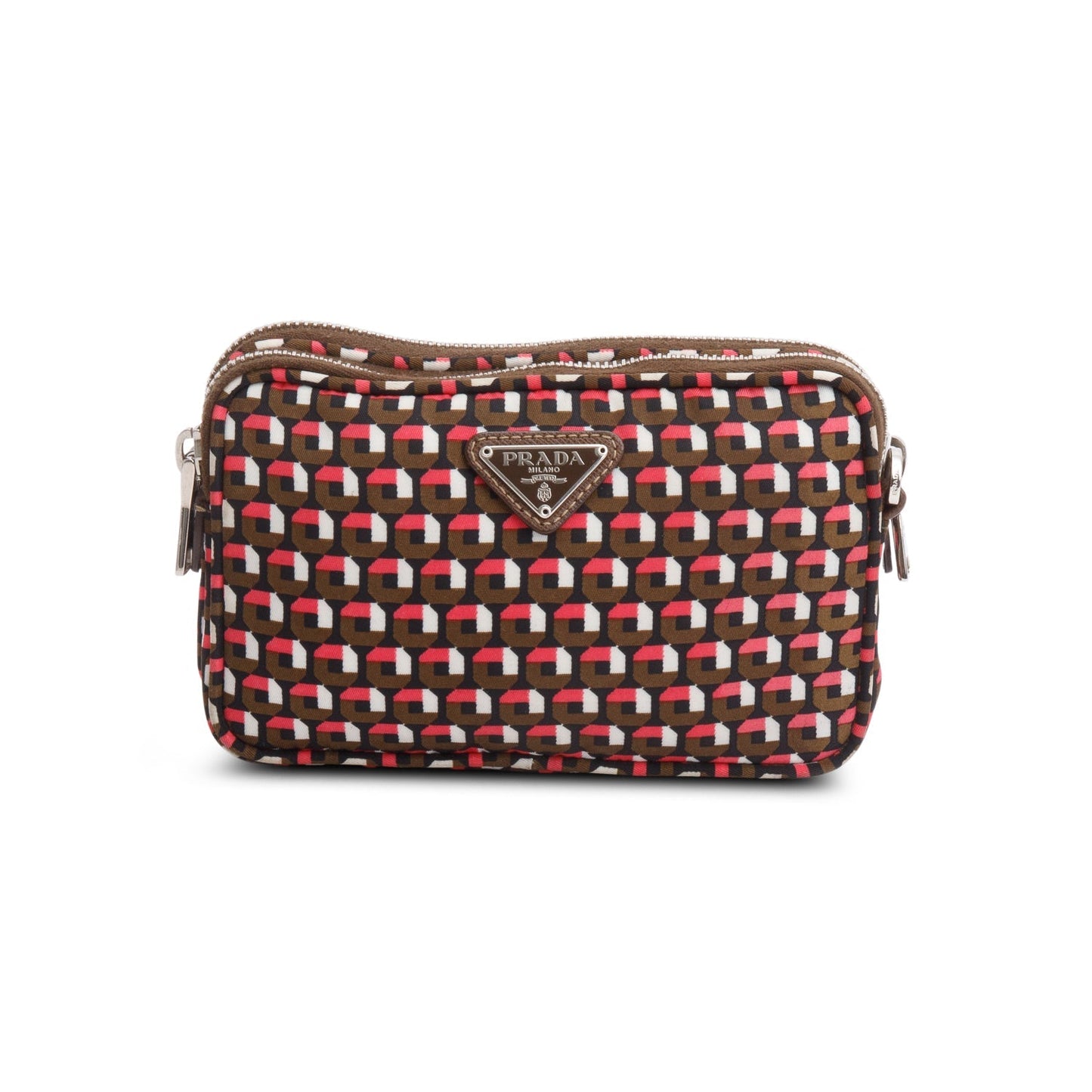 Prada Multicolor Otta Print Tessuto Convertible Crossbody Bag Nylon