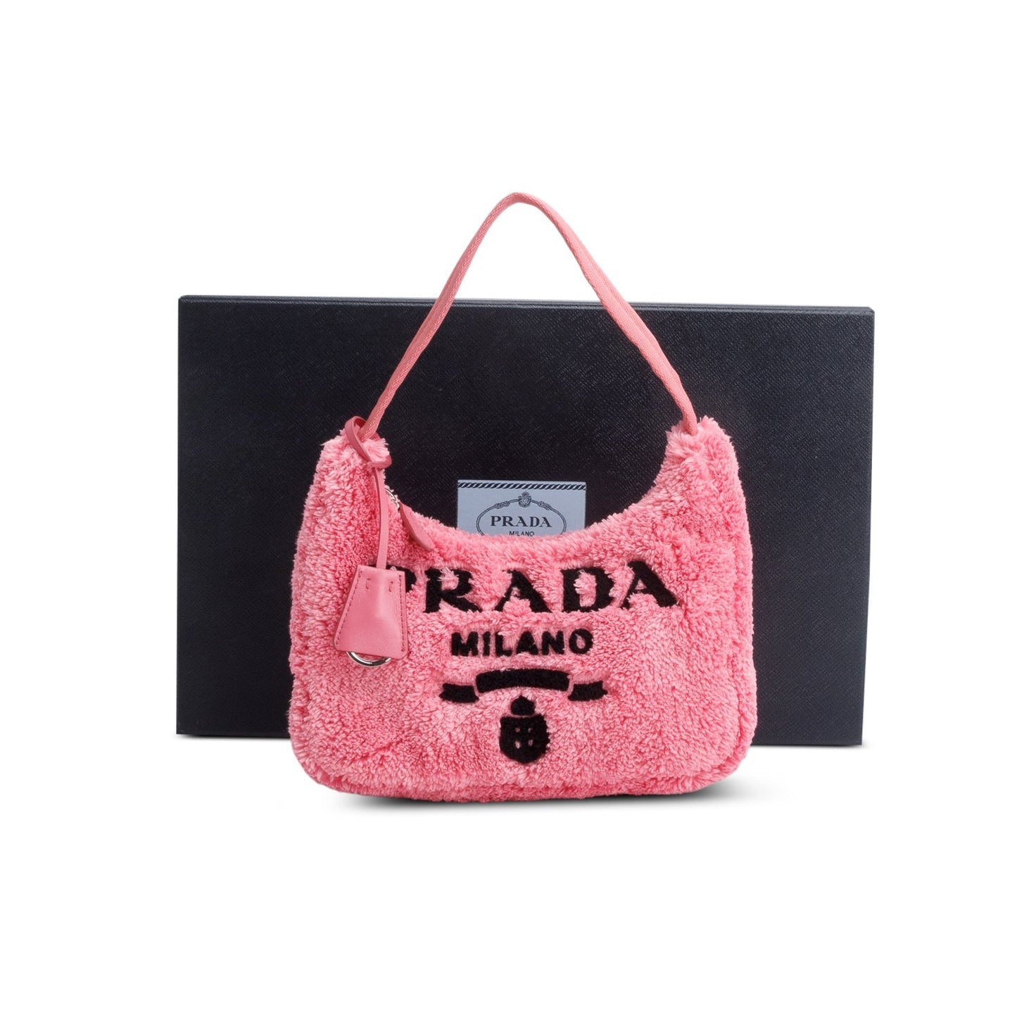 Prada Terry Cloth Re Edition Bag Pink Mini Travel Bag