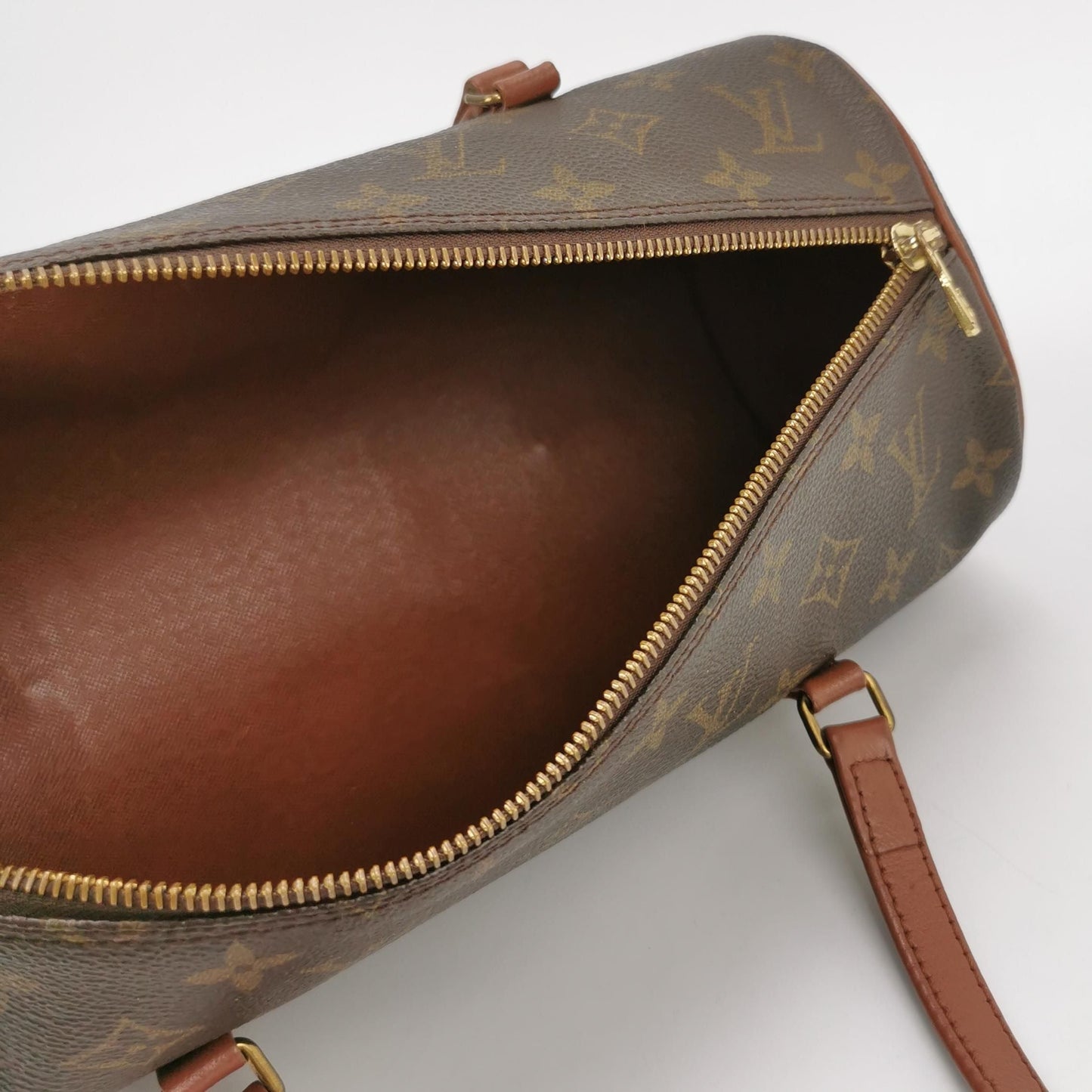 Louis Vuitton Papillon Large Monogram Print Cylinder Handbag 24120678973004