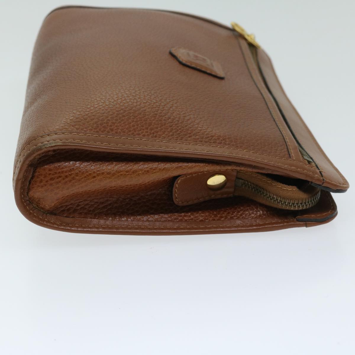 Luxury Clutch Bag Leather Brown