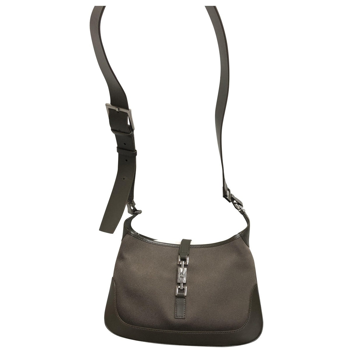 Gucci jackie green leather handbag