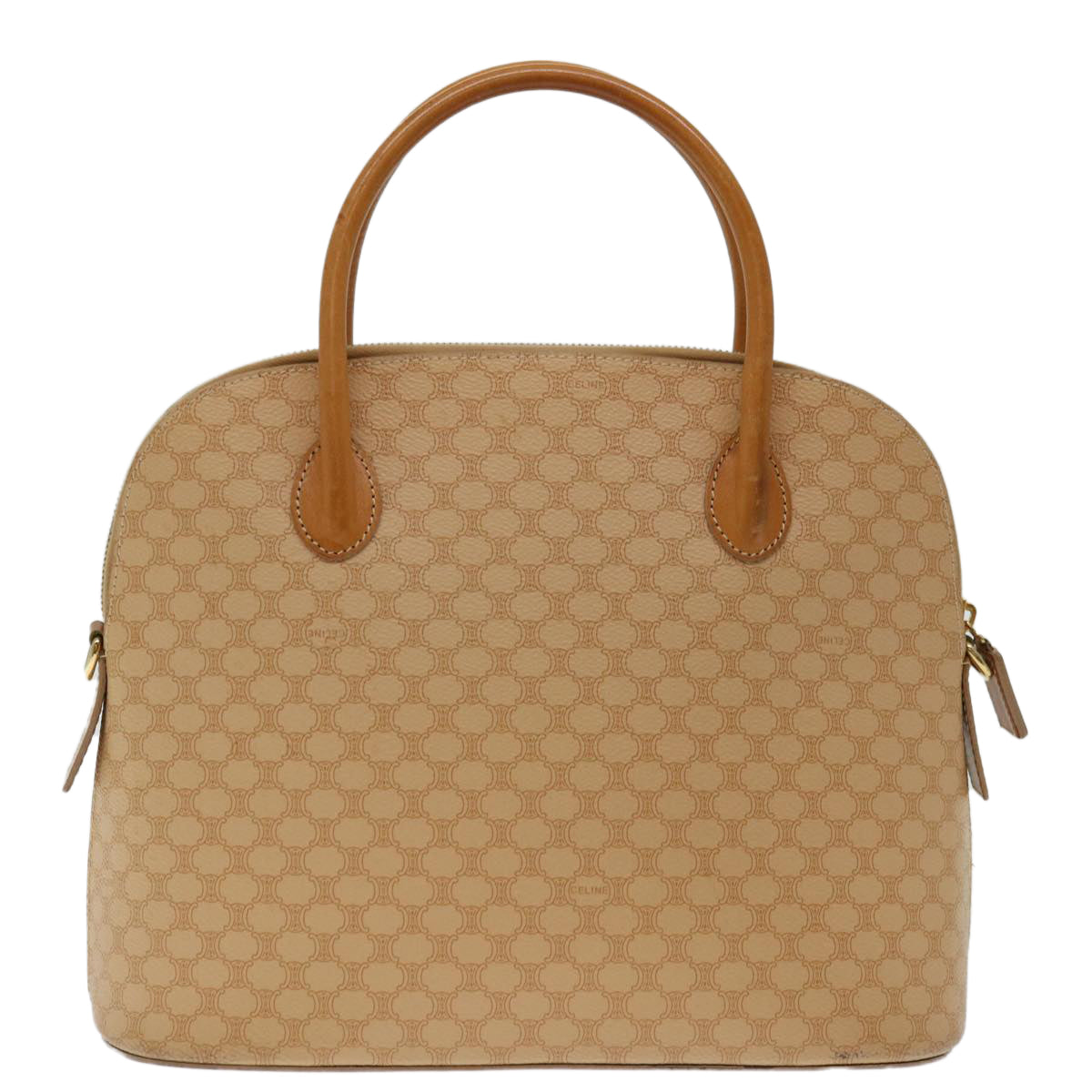 Luxury Macadam Hand Bag Pvc Way Leather Canvas Travel Bag Way Beige