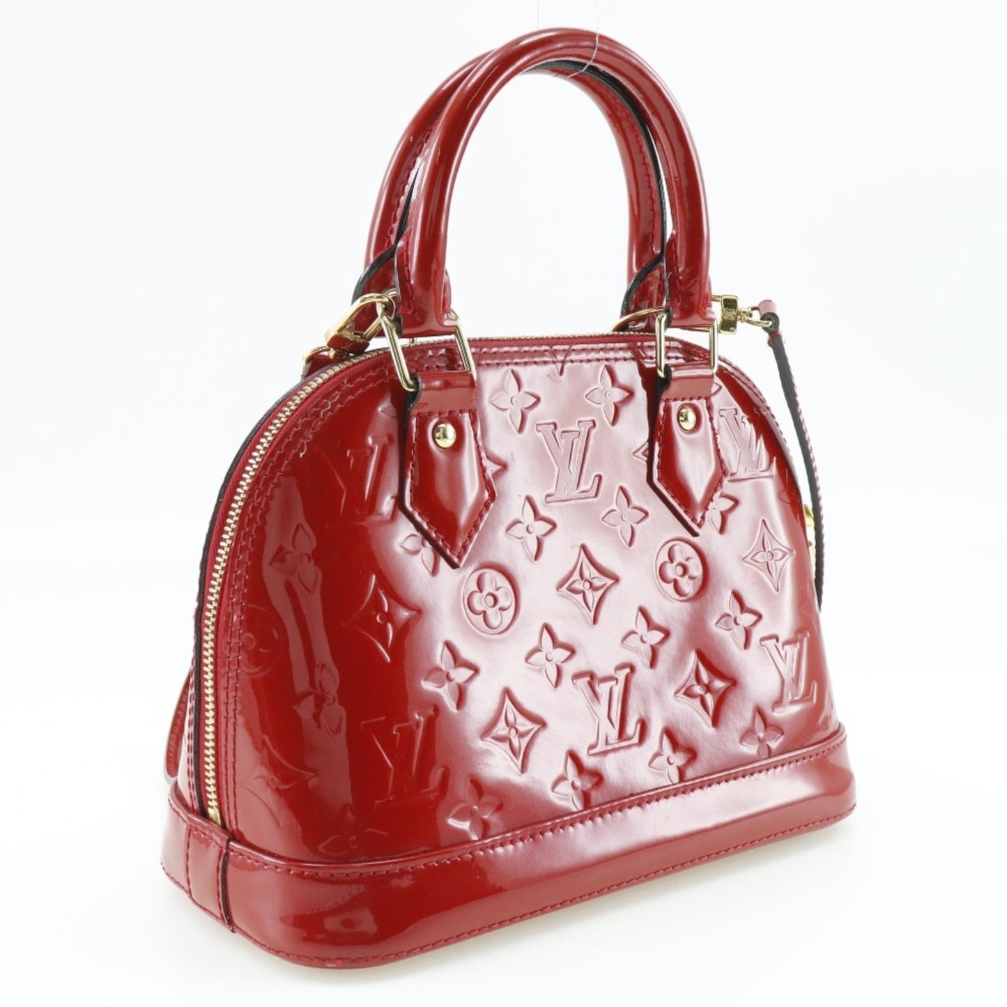 Louis Vuitton Cerise Color Monogram Vernis Handbag
