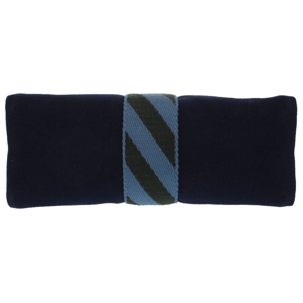Clutch Bag , Cotton Navy Jimetu Jumping Canvas
