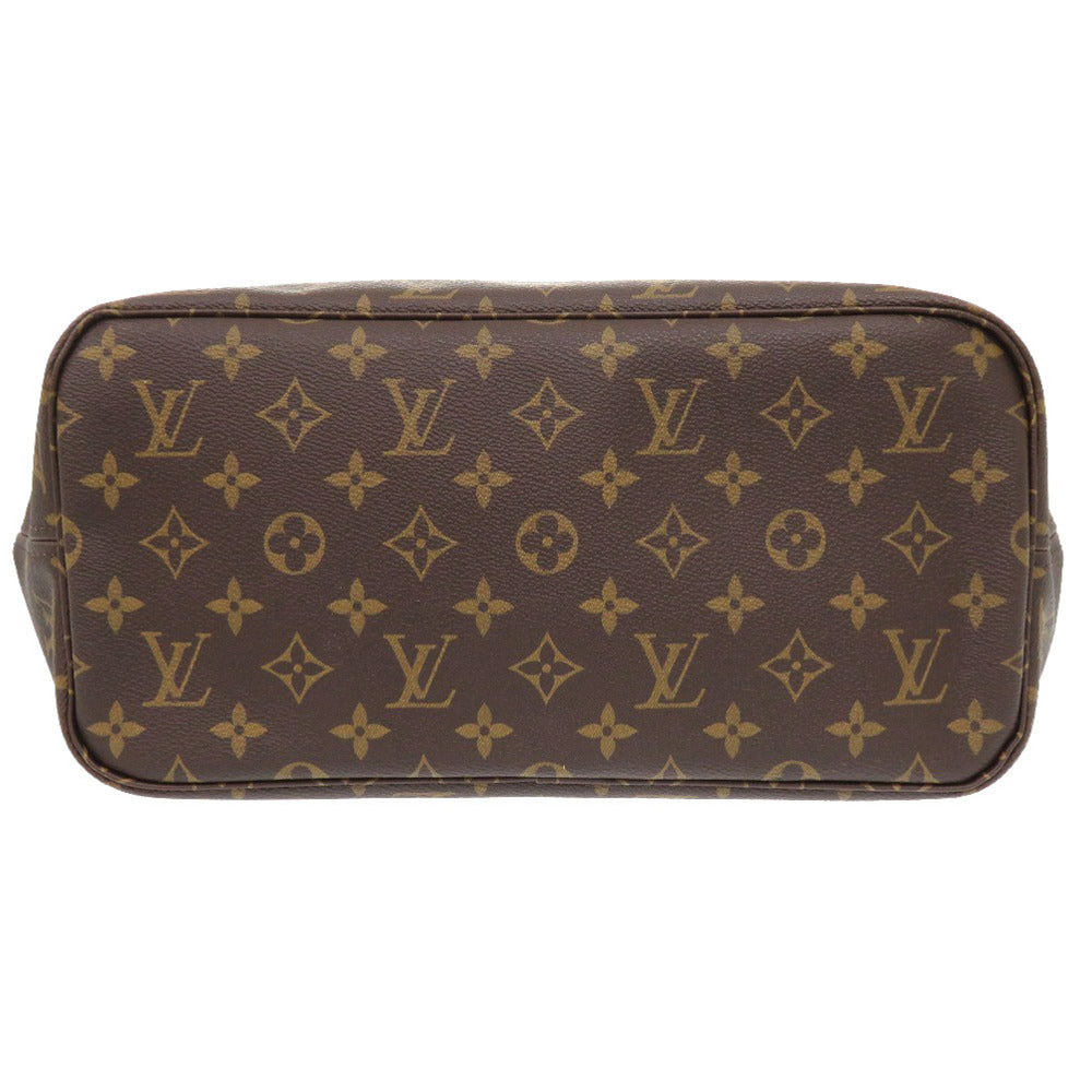 Louis Vuitton M40995 New Neverfull MM Monogram Canvas Brown Tote Bag