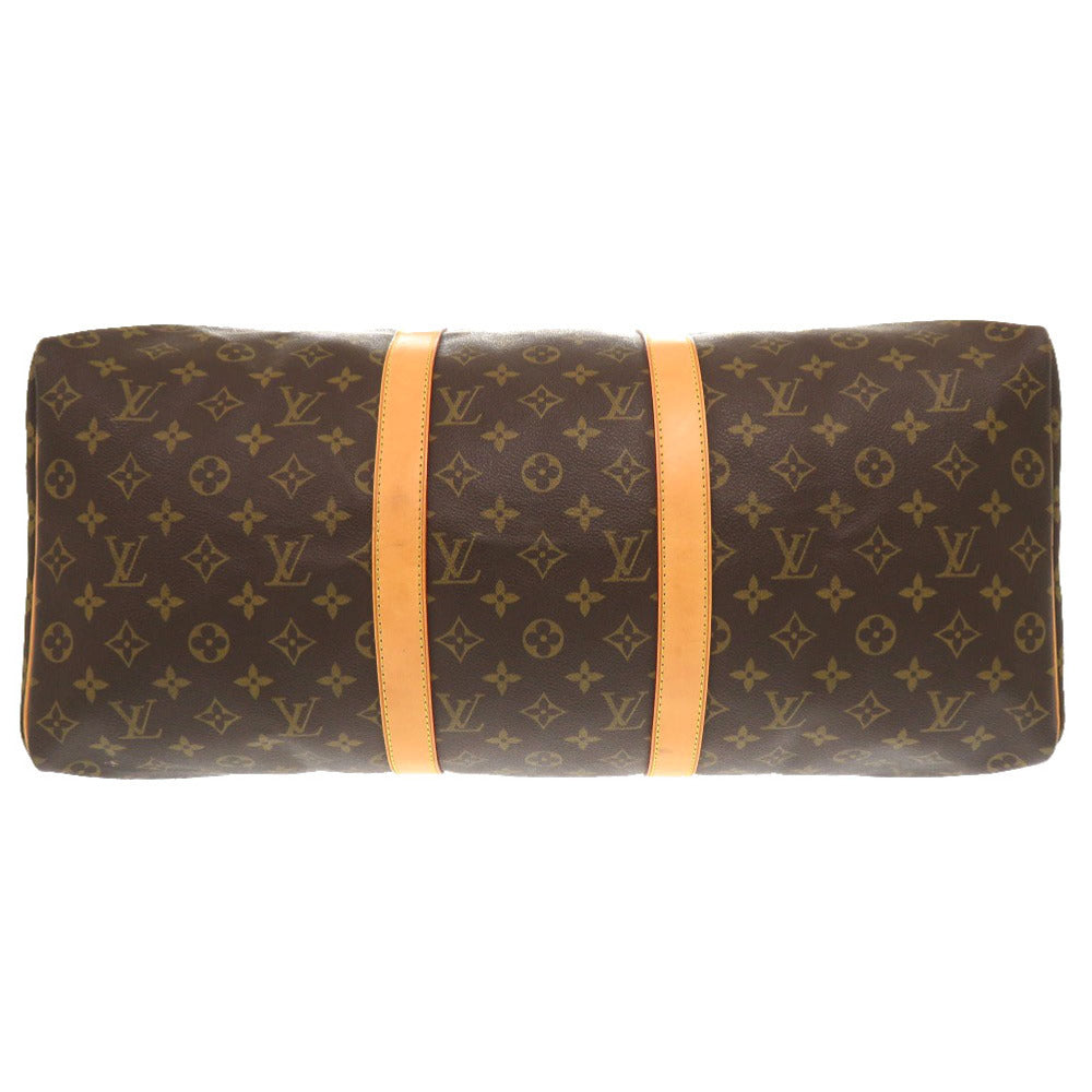 Louis Vuitton Boston Duffel M41426 Keepall 50 Monogram Canvas Brown Travel Bag 6G2031Bl5A9