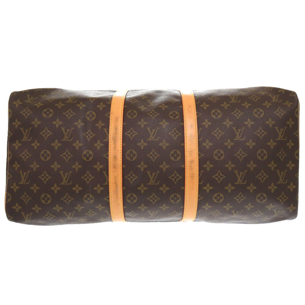 Louis Vuitton Boston Duffel M41424 Keepall 55 Monogram Canvas Brown Travel Bag 6I1475La5A6