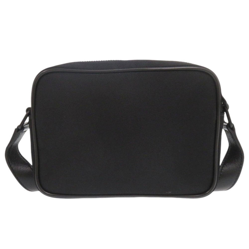 Saint Paris Shoulder Bag Lambskin Camera Bag Nylon Black Crossbody Bag
