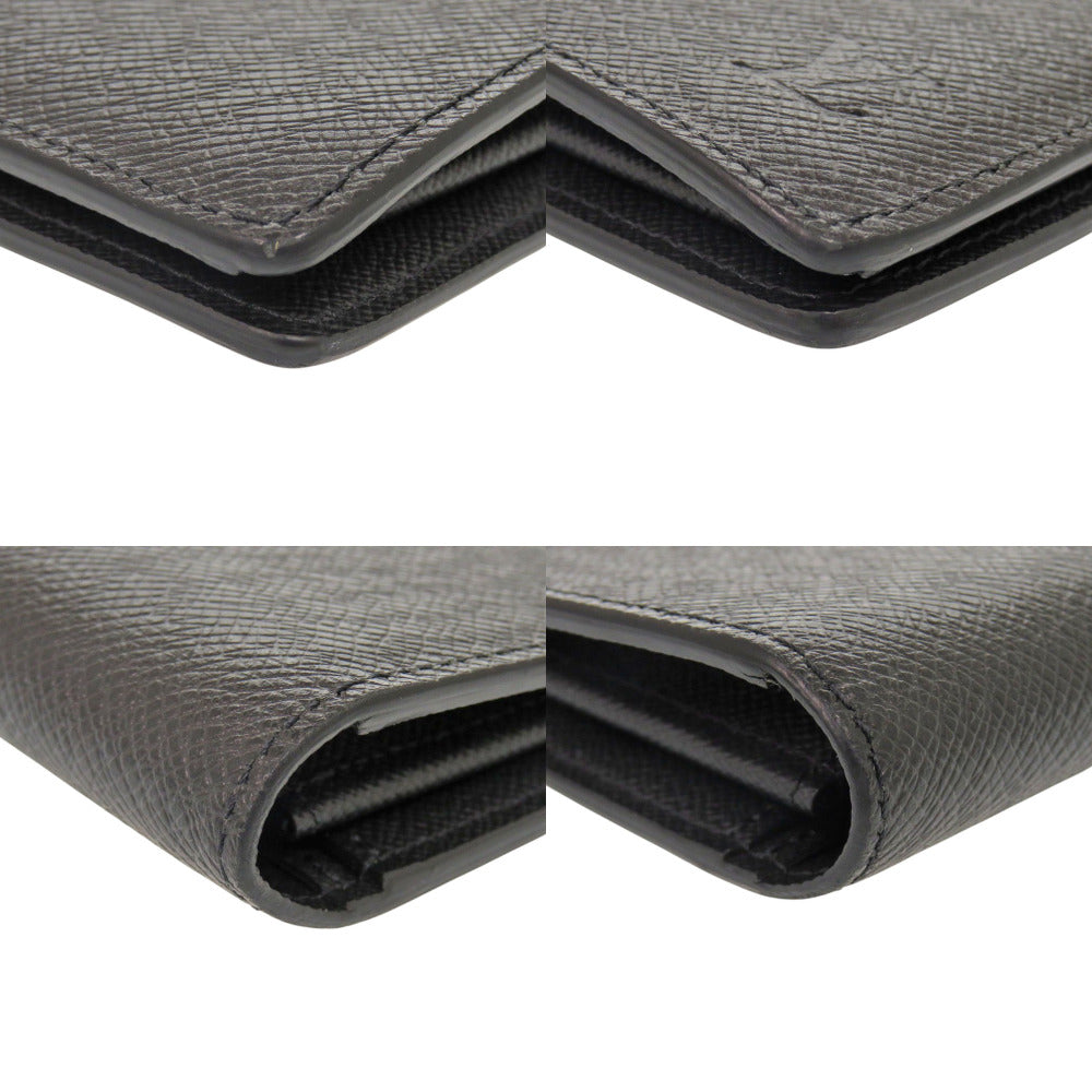 Louis Vuitton Long Purse M30501 Taiga Noir Wallet Case