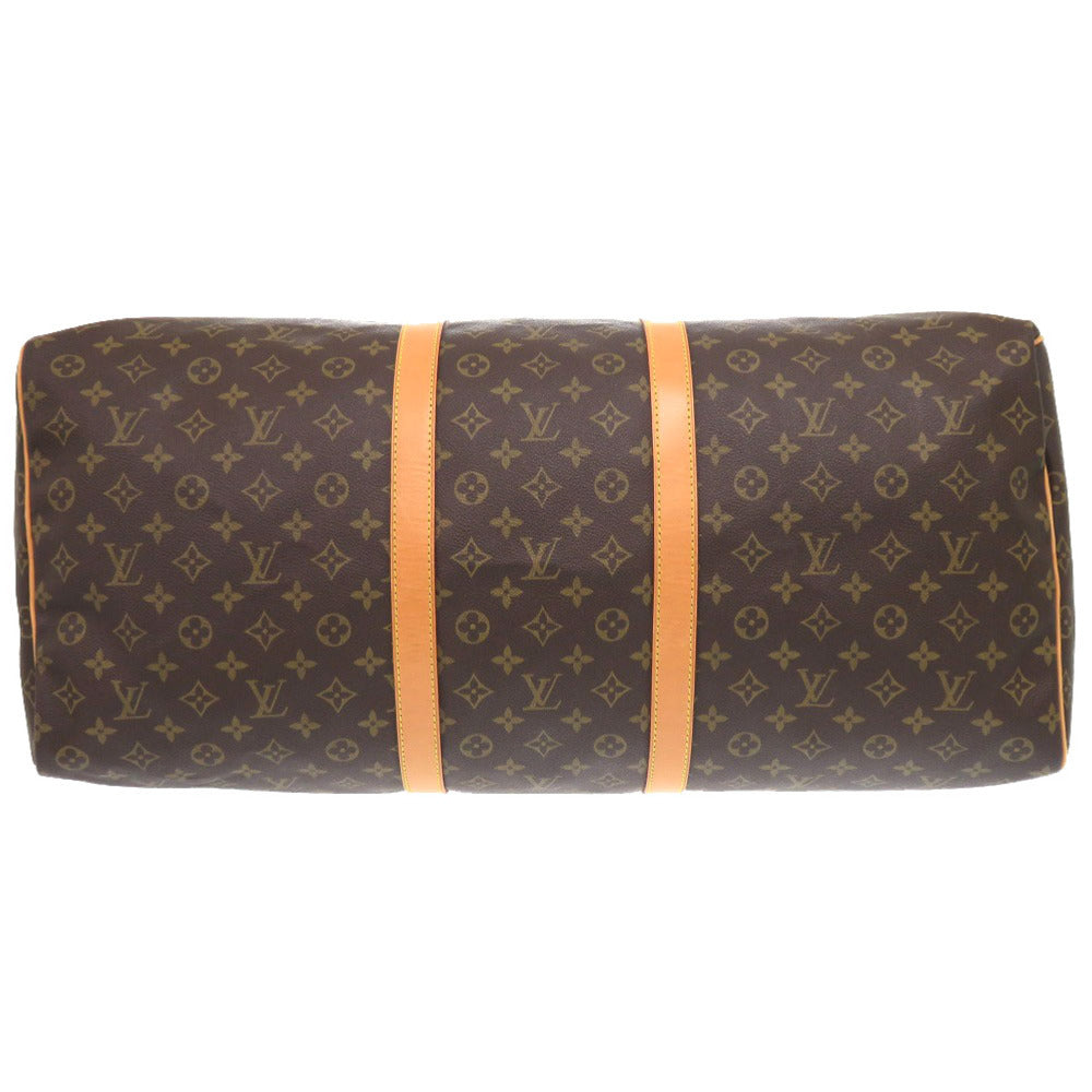 Louis Vuitton Boston Duffel M41422 Keepall 60 Monogram Canvas Brown Travel Bag 2