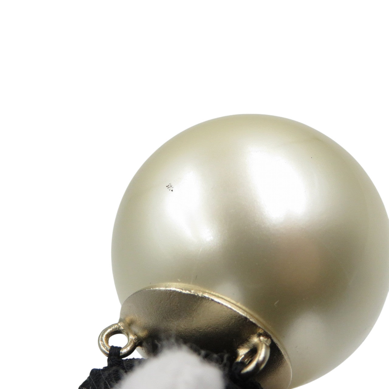 Chanel Other accessories Fake pearl F18v Black Handbag