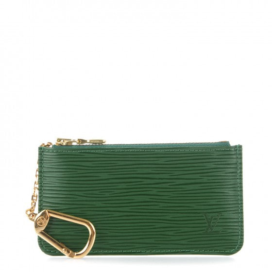 Louis Vuitton Borneo Epi Leather Green Key Pouch Wallet Case