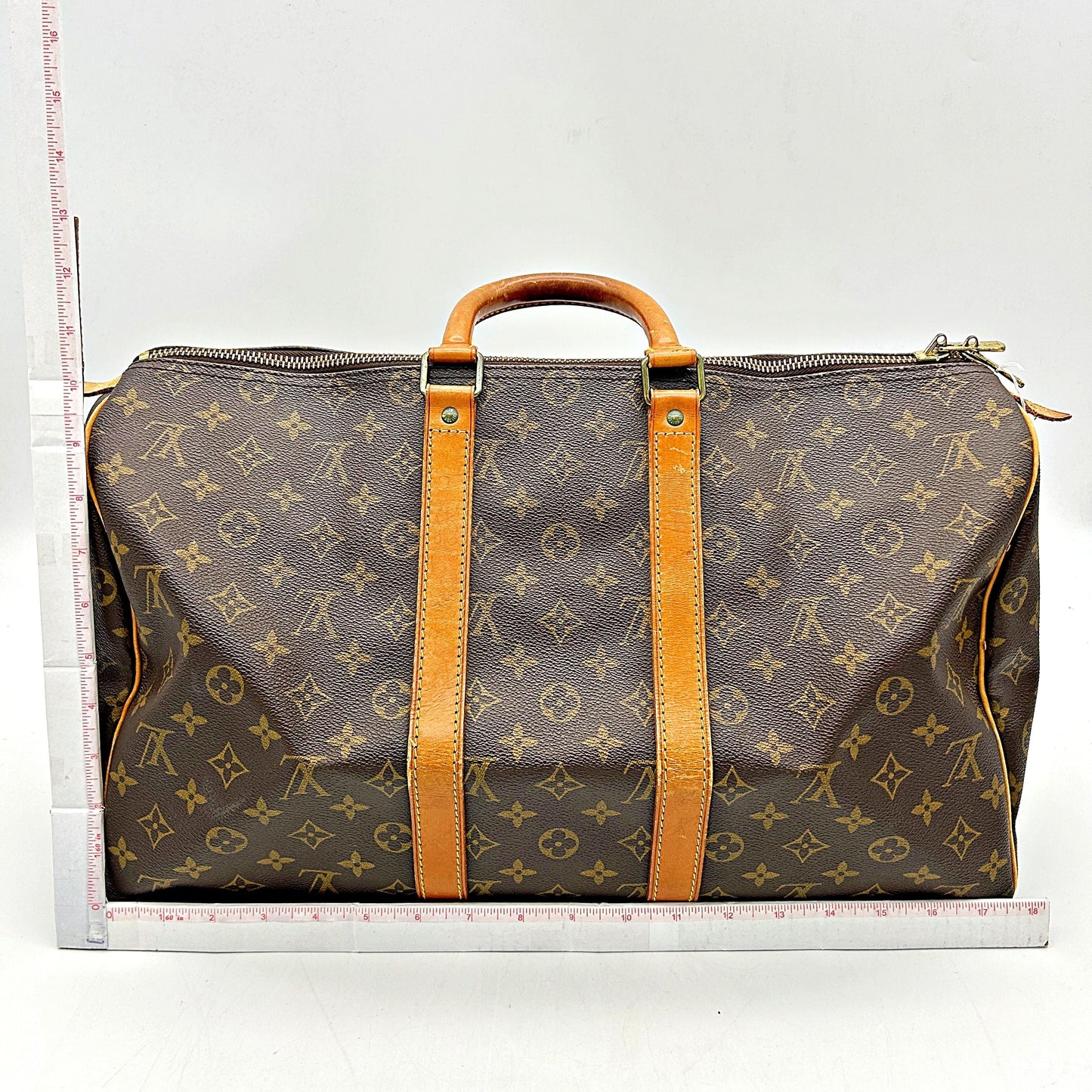 Louis Vuitton | Bags | Louis Vuitton Lv Boston Bag Keepall 5 Browns Monogram AF753