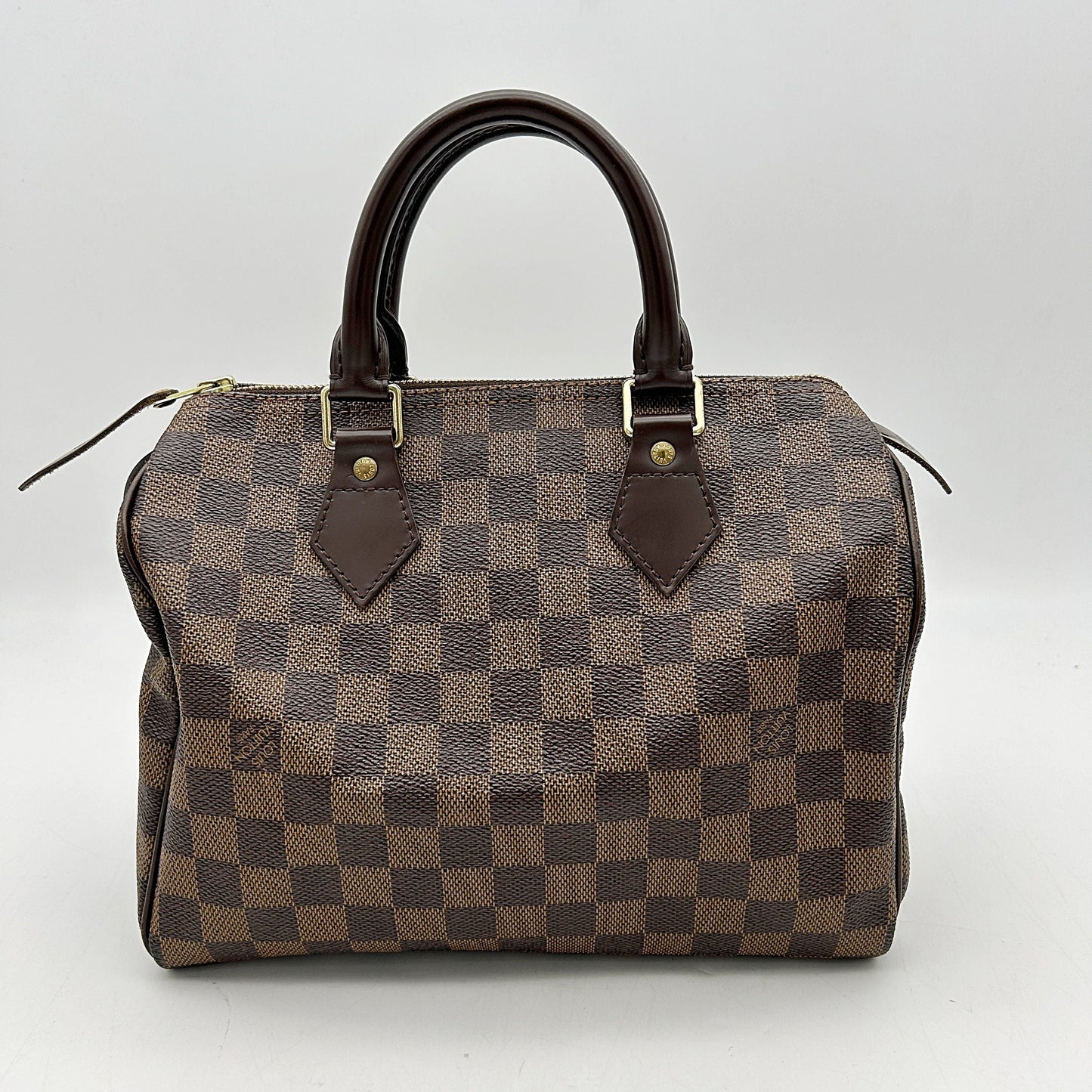 Louis Vuitton Coated Canvas Speedy 25 - Brown Handle Bags, Handbags B0503FR26D
