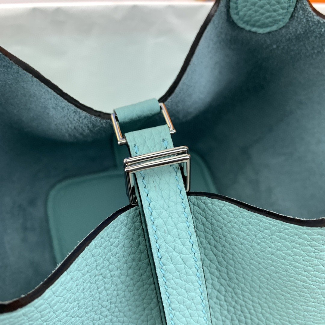 Top Quality Picotin Lock Bag Light With Blue Travel Bag