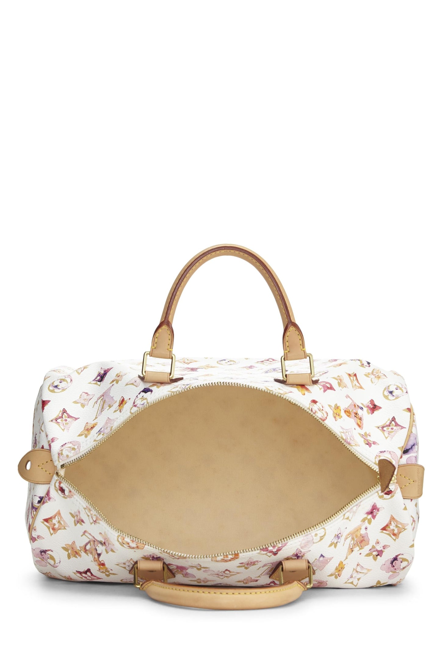 Louis Vuitton, Richard Prince x Louis Vuitton Monogram Watercolor Speedy 35, White