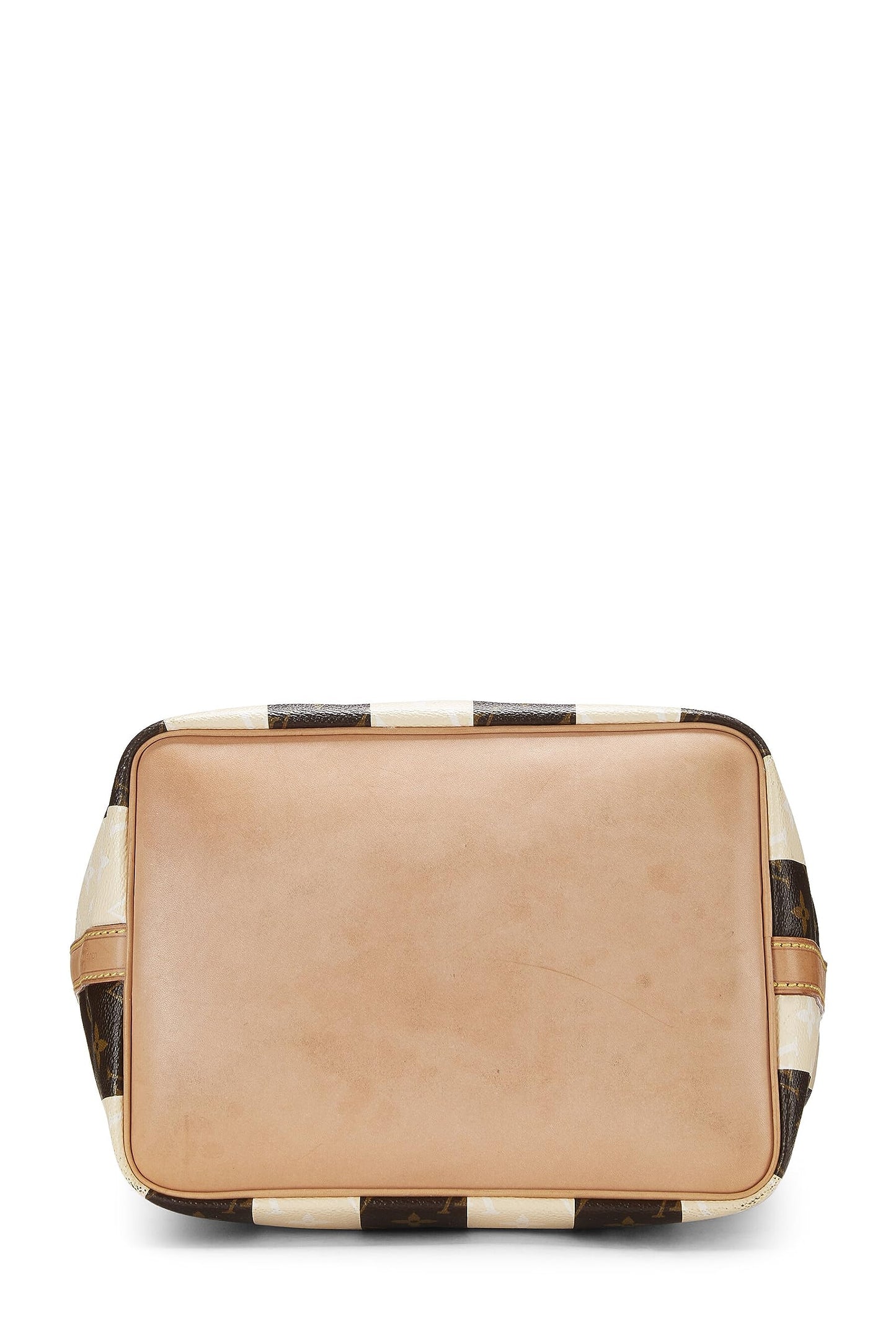 Louis Vuitton, Womens Monogram Canvas Cream Rayures Noé Petite, Cream, Small