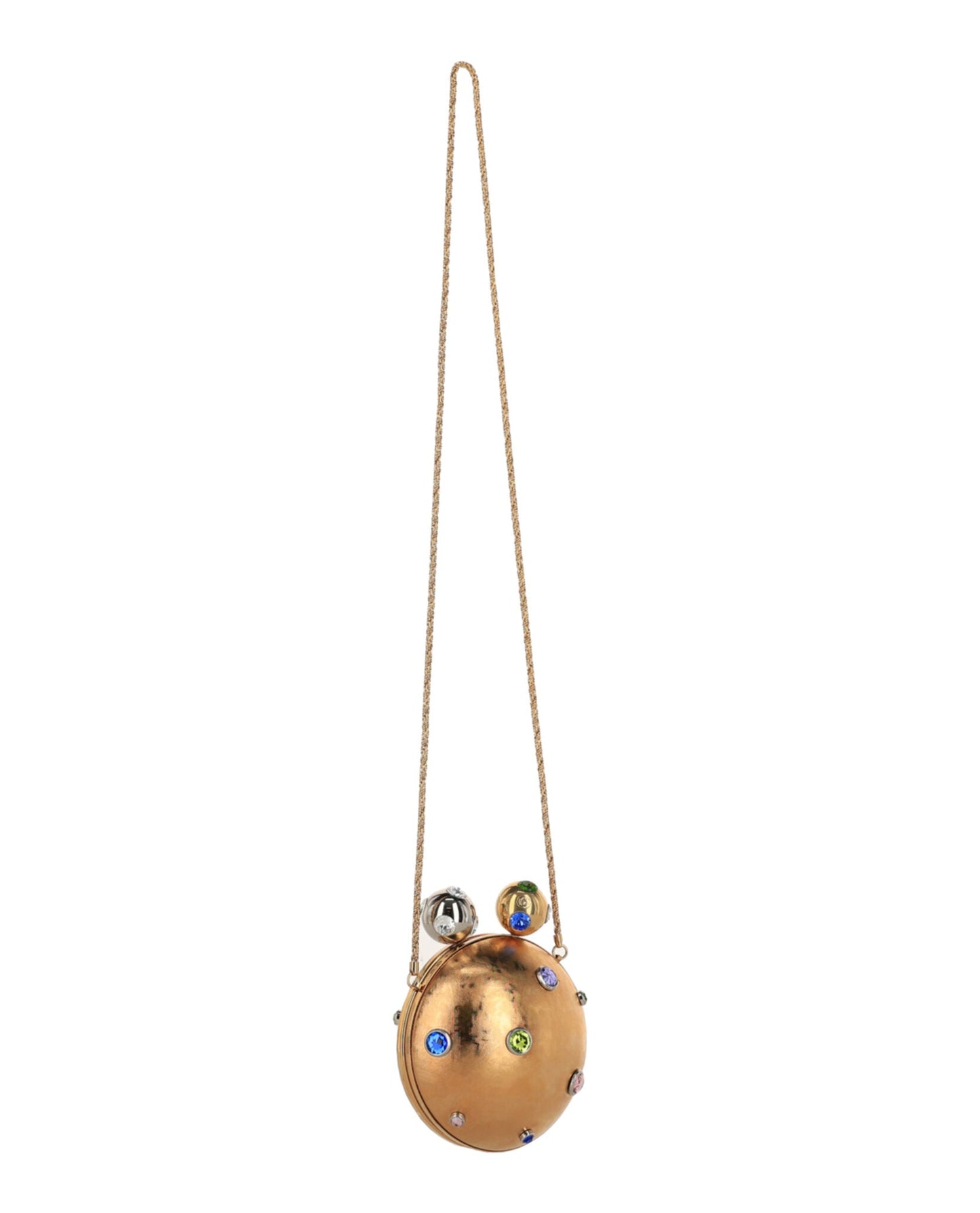 Gucci Womens Crystal-Embellished Sphere Clutch