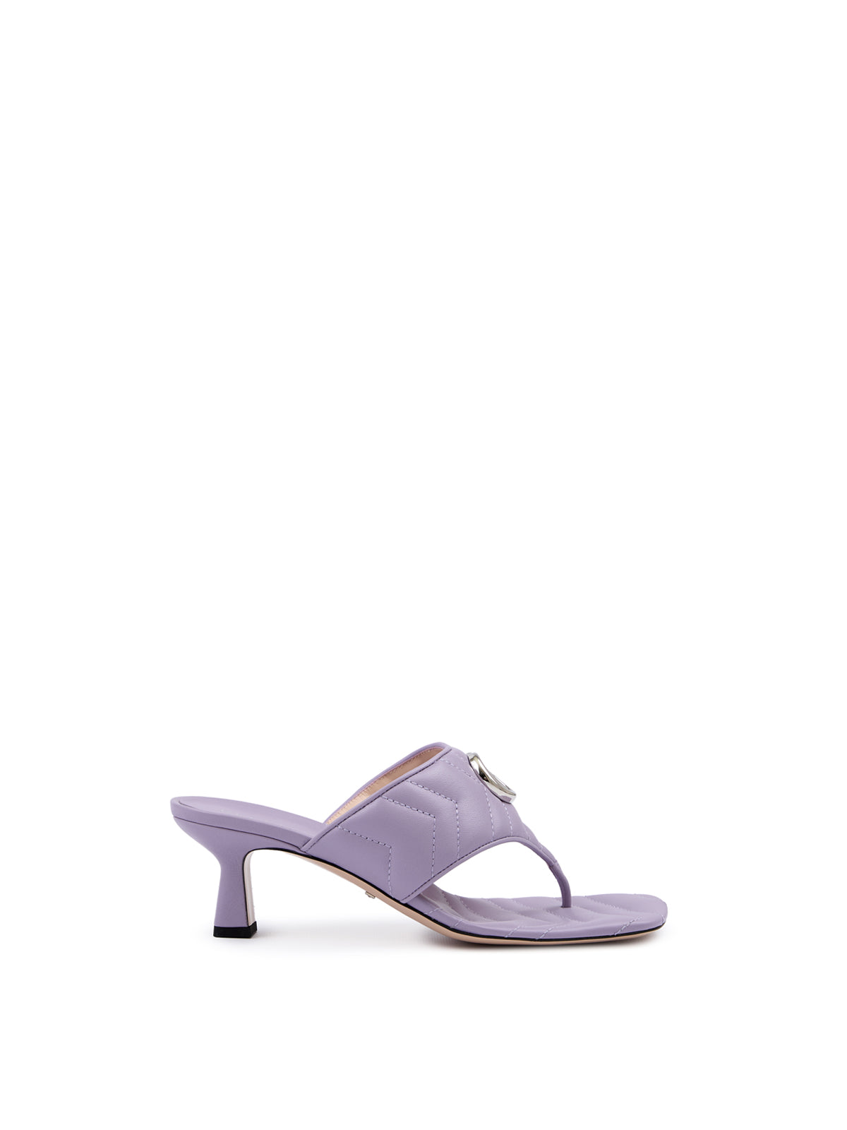 Gucci Mystic Purple Nappa Charlotte Leather Women's Sandals