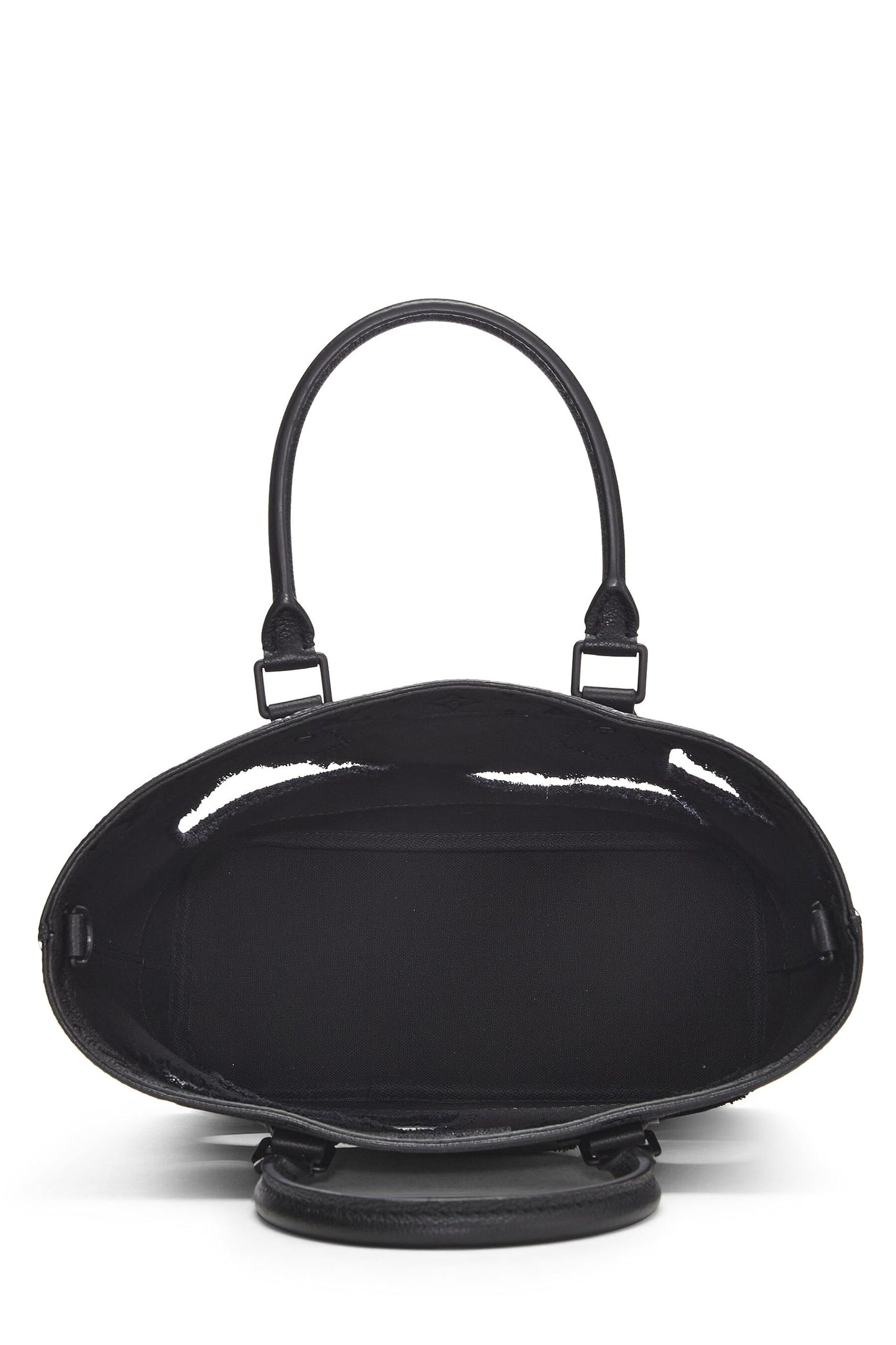 Louis Vuitton, COMME DES GARÇONS x Louis Vuitton Black Monogram Empreinte Bag with Holes, Black