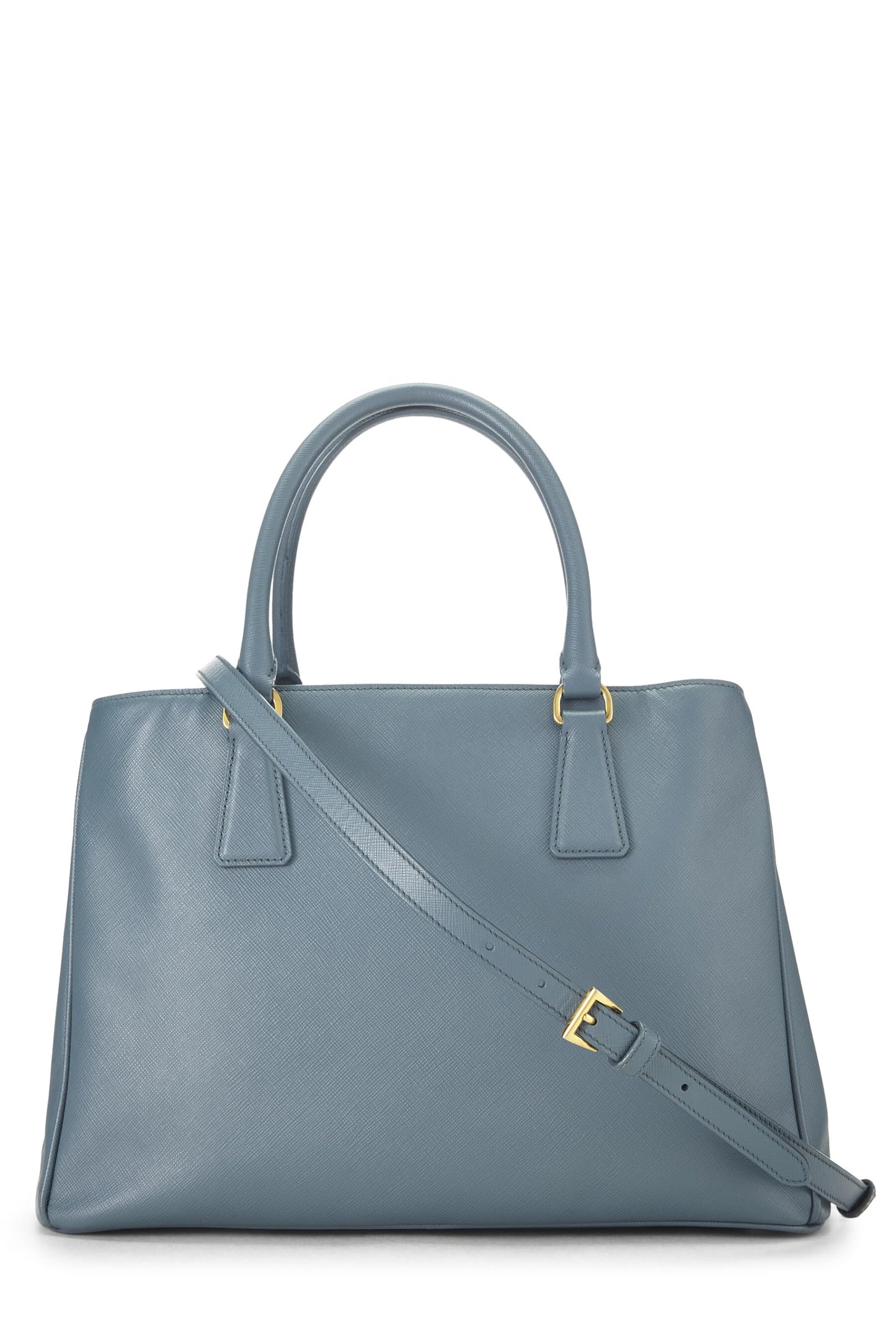 Prada Executive Tote Saffiano Blue Medium Tote Bag Tote Medium Blue