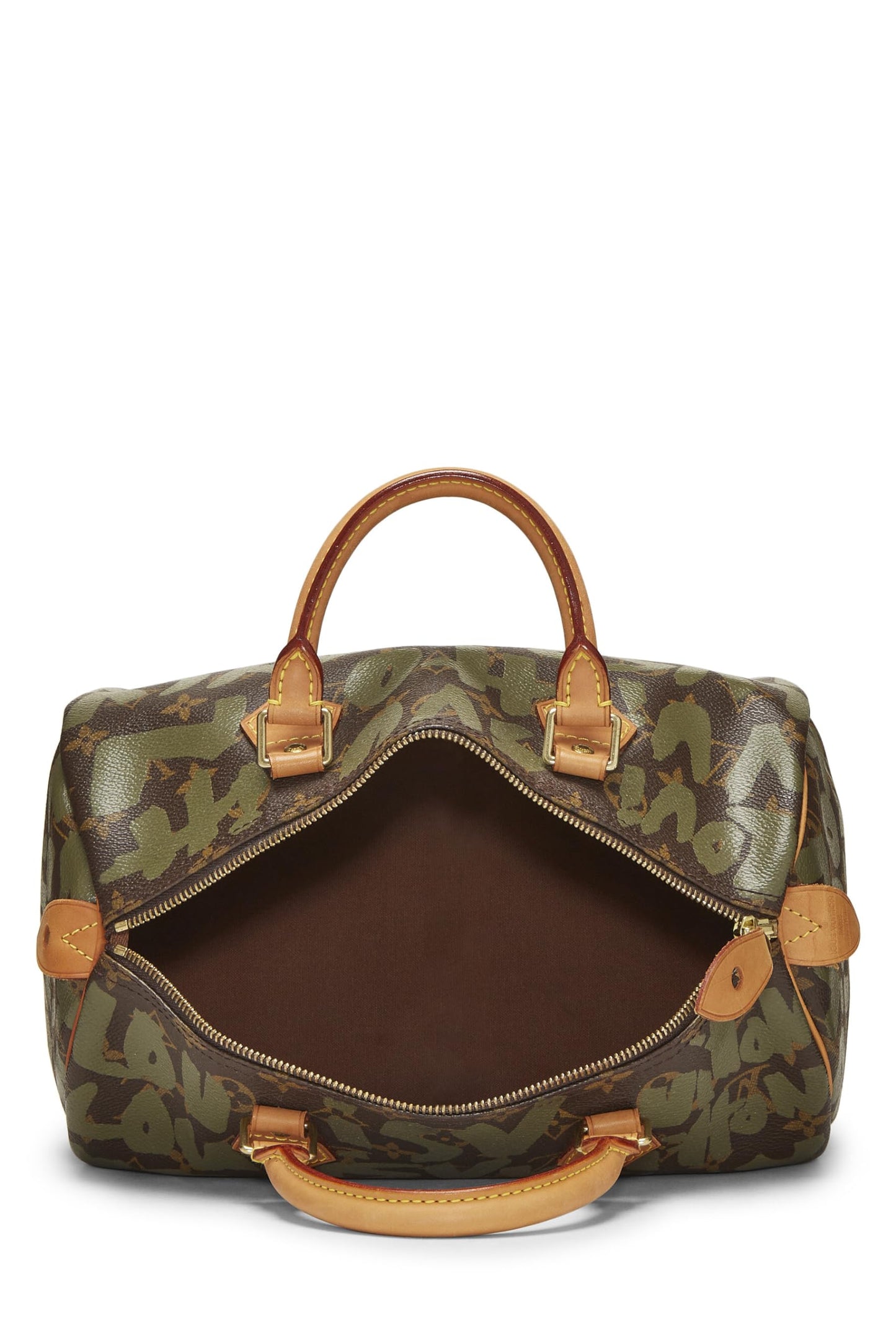 Louis Vuitton, Stephen Spro x Louis Vuitton Monogram Green Graffiti Speedy 30, Green