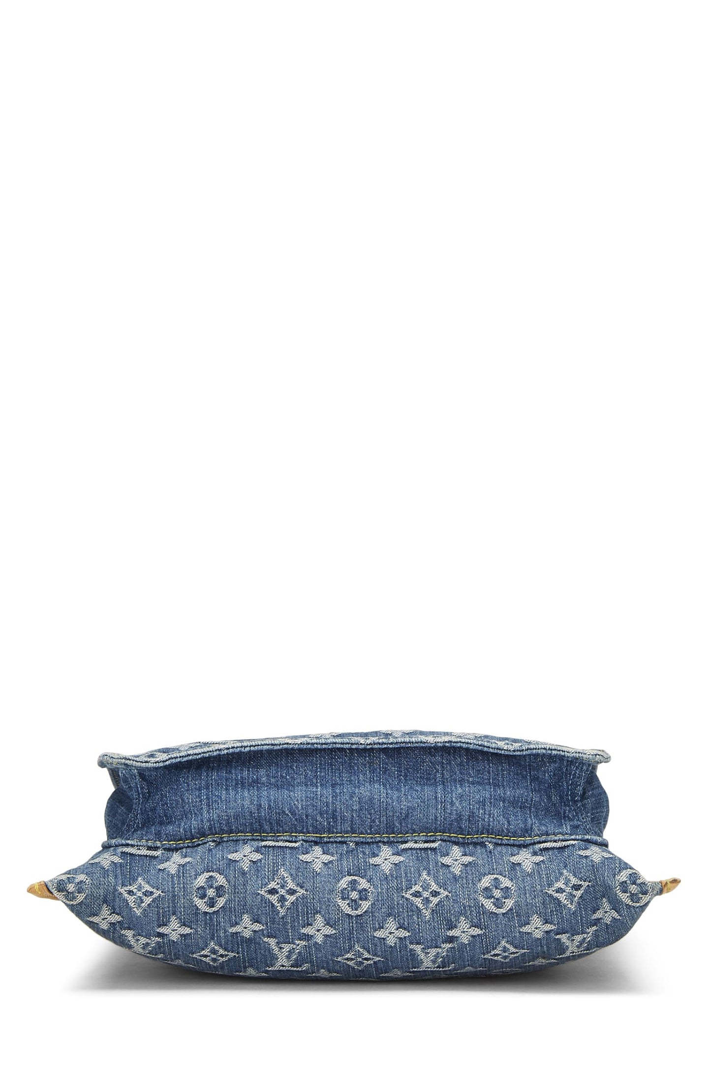 Louis Vuitton, Blue Monogram Denim Flat Shopper, Blue
