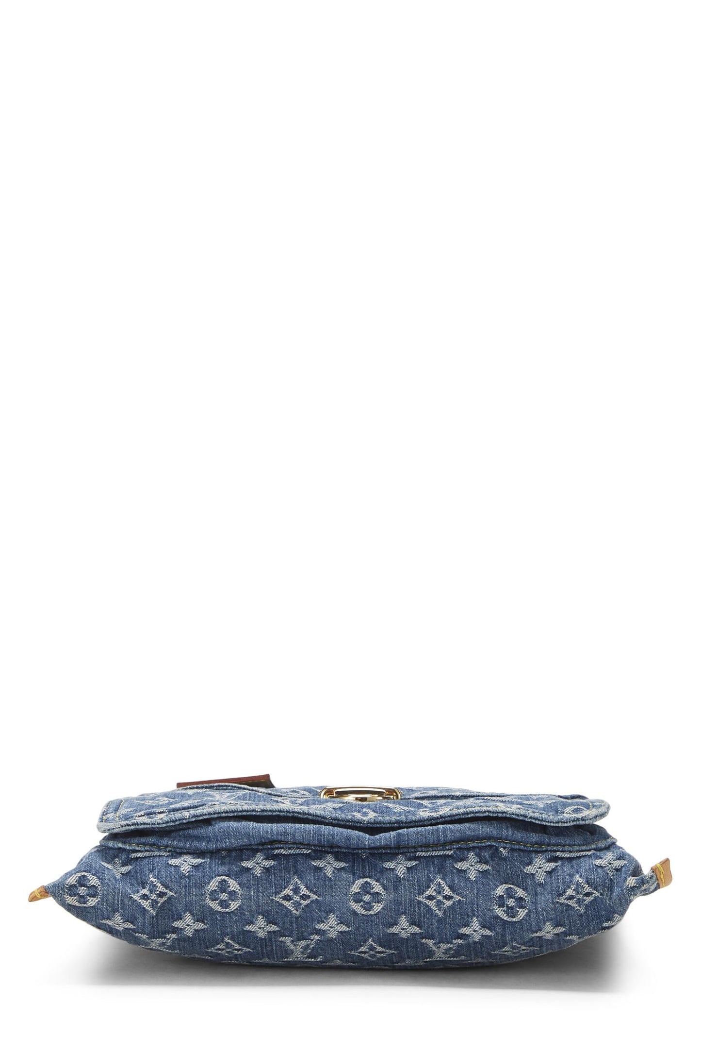 Louis Vuitton, Blue Monogram Denim Flat Shopper, Blue