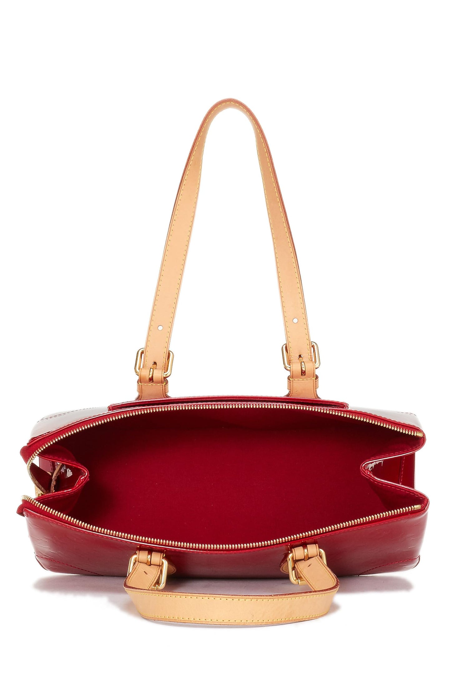 Louis Vuitton, Pomme D'amour Monogram Vernis Rosewood Avenue, Red