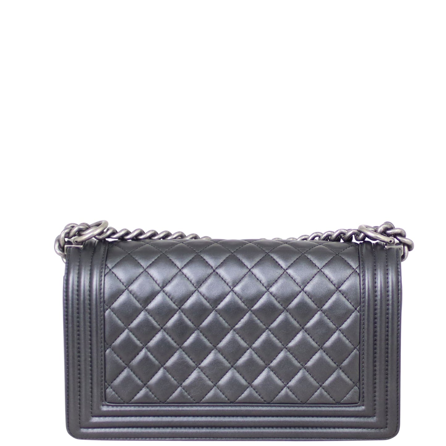 Chanel Boy Old 20 Series Handbag Black Medium