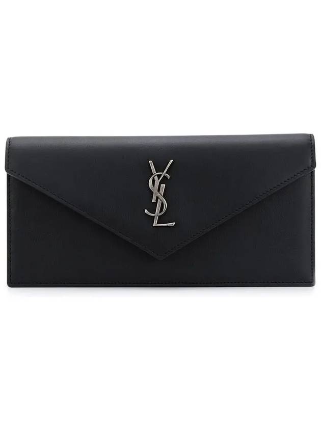 YSL Saint Laurent Saint Laurent Trending Envelope Clutch Bag Monogram Black
