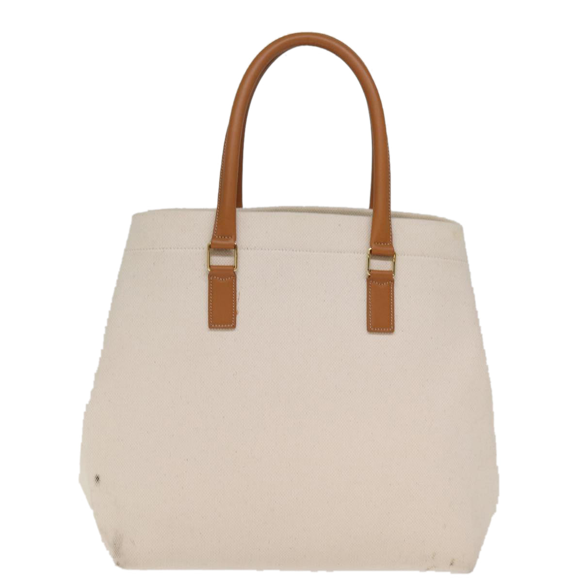 Luxury Horizontal Cabas Tote Bag Canvas Cream