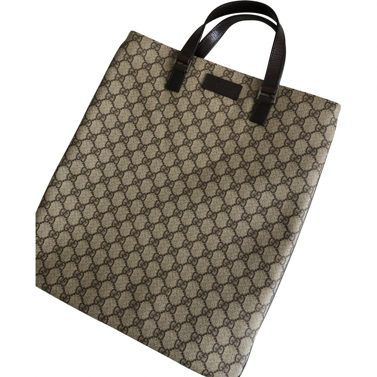 Gucci beige cloth handbag