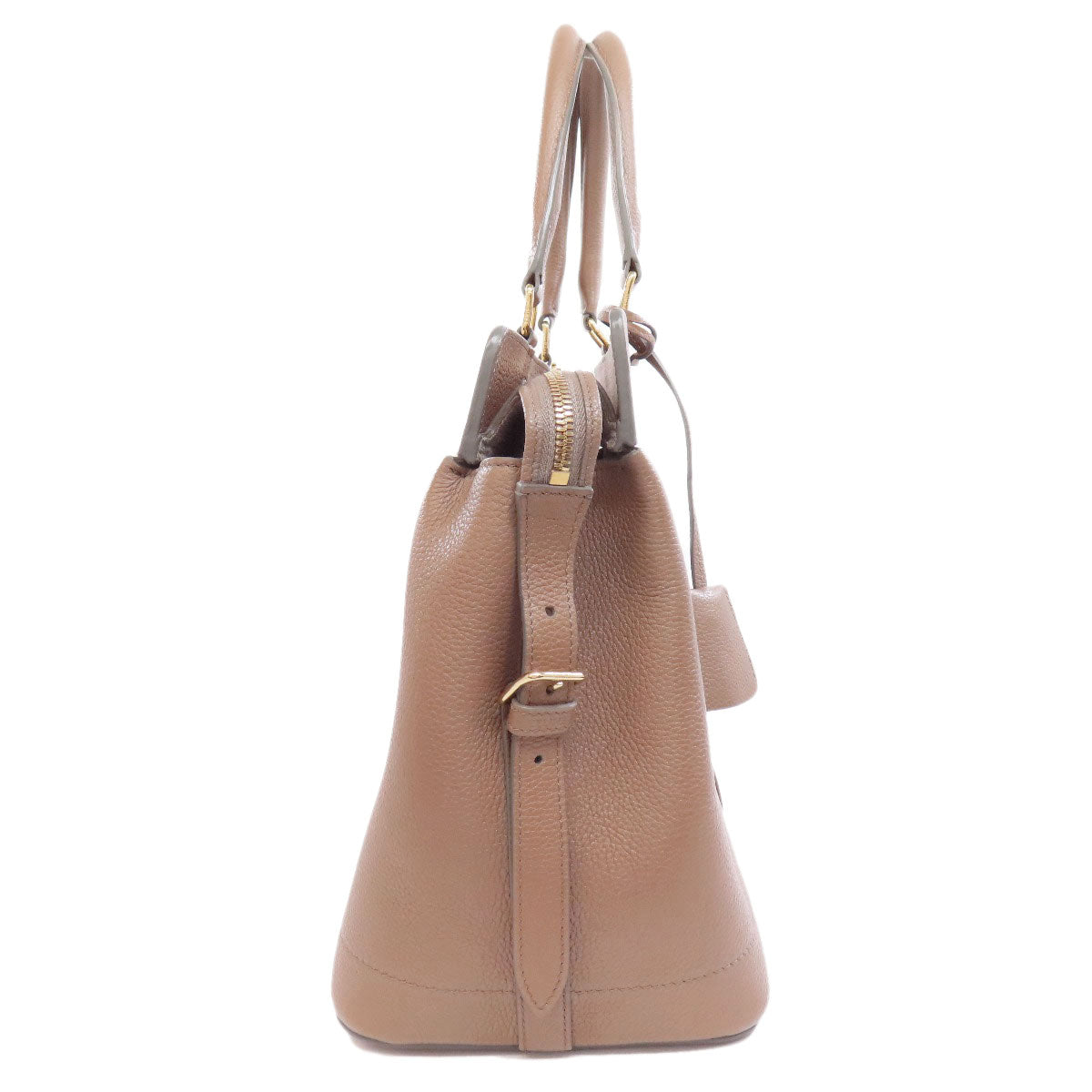 Tote Bag Caba De France Way Women Leather Beige