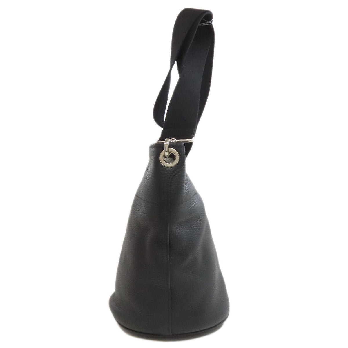 Shoulder Bag Calfskin Women Black Logo